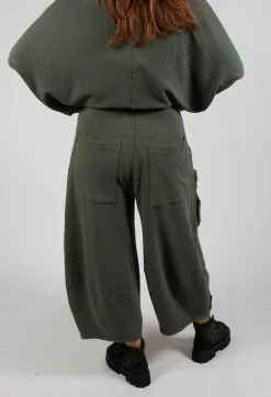 Rundholz Black Label Trousers^Barrel Leg Joggers in Camp Print