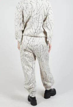 Bitte Kai Rand Trousers^Barrel Leg Trousers with Print in White
