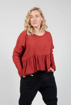 Privatsachen Shirts & Blouses^Bauchlos Shirt in Rost Orange