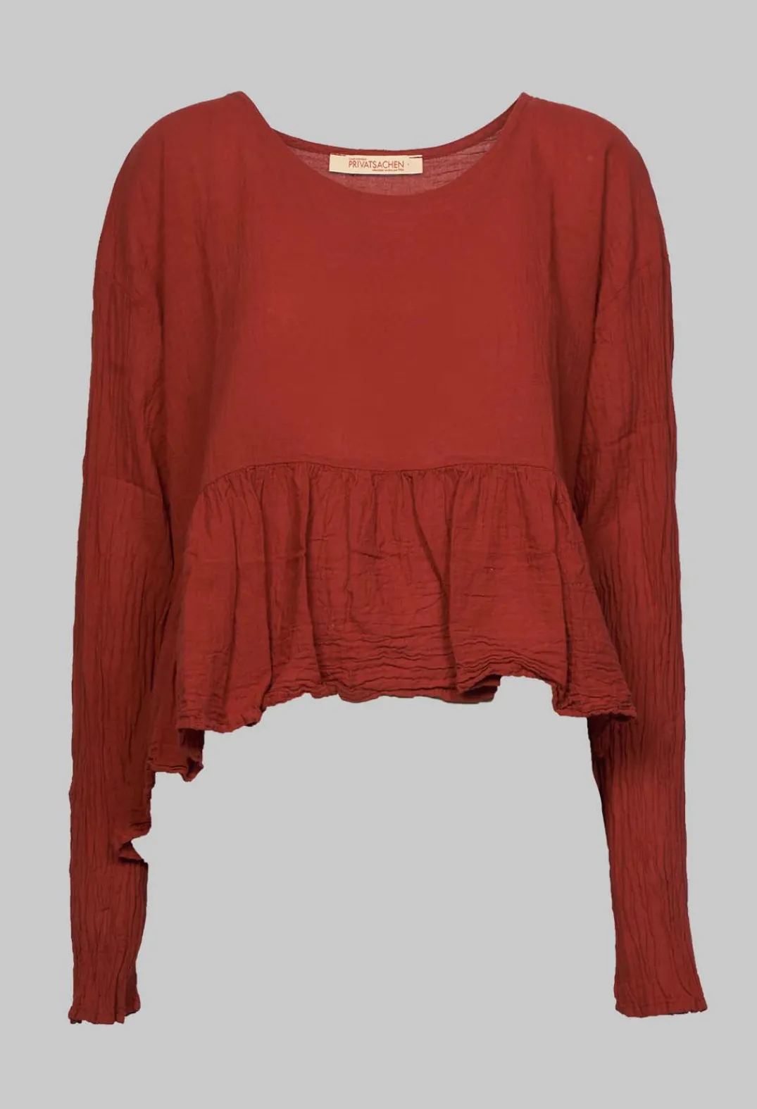 Privatsachen Shirts & Blouses^Bauchlos Shirt in Rost Orange