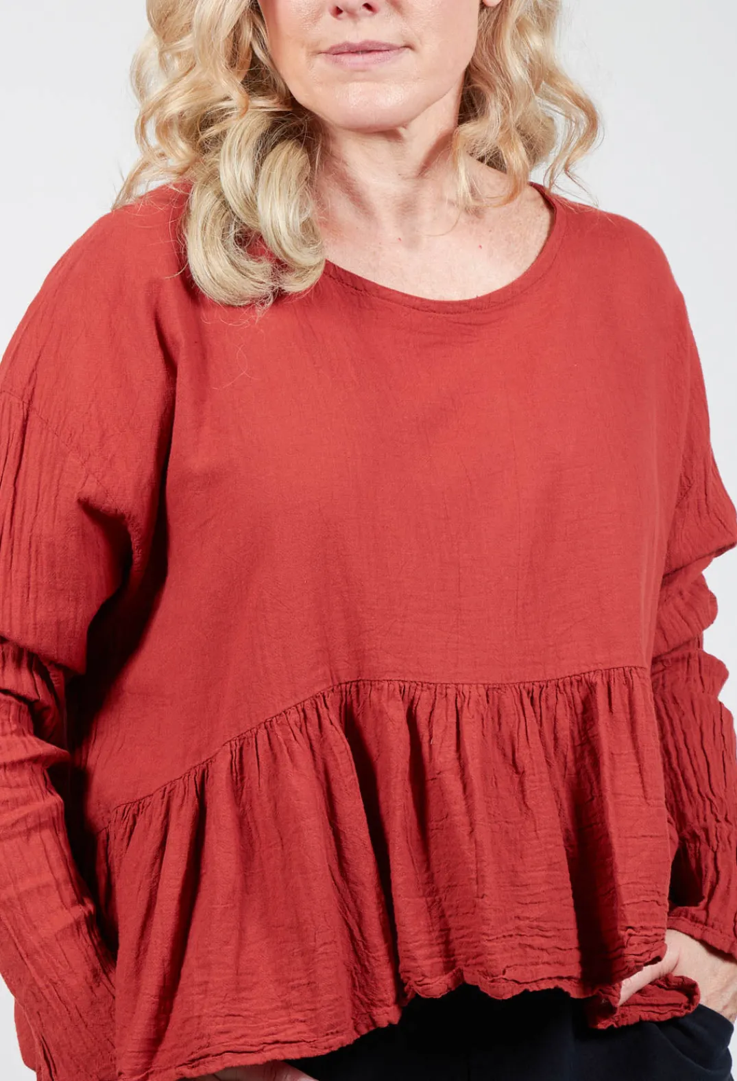 Privatsachen Shirts & Blouses^Bauchlos Shirt in Rost Orange