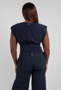 High Jackets^Begin Waistcoat in Black