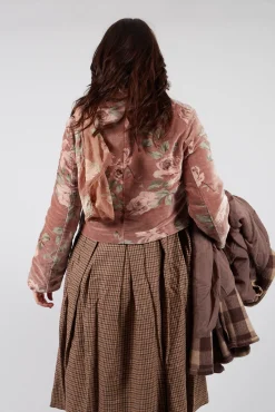 Les Ours Jackets^Begonia Jacket in Velour Fleur Rose