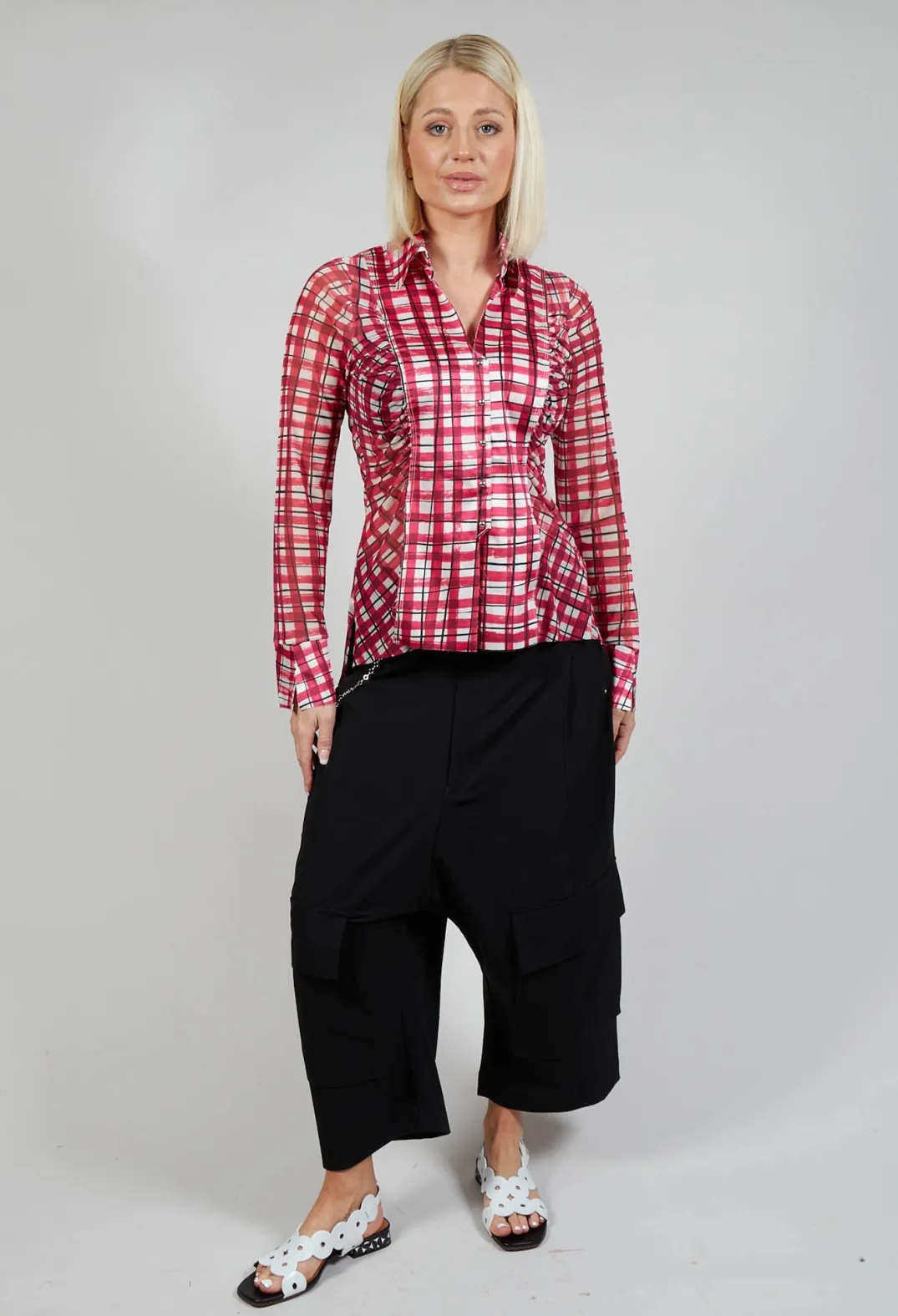 High Shirts & Blouses^Behave Shirt in Pink Check