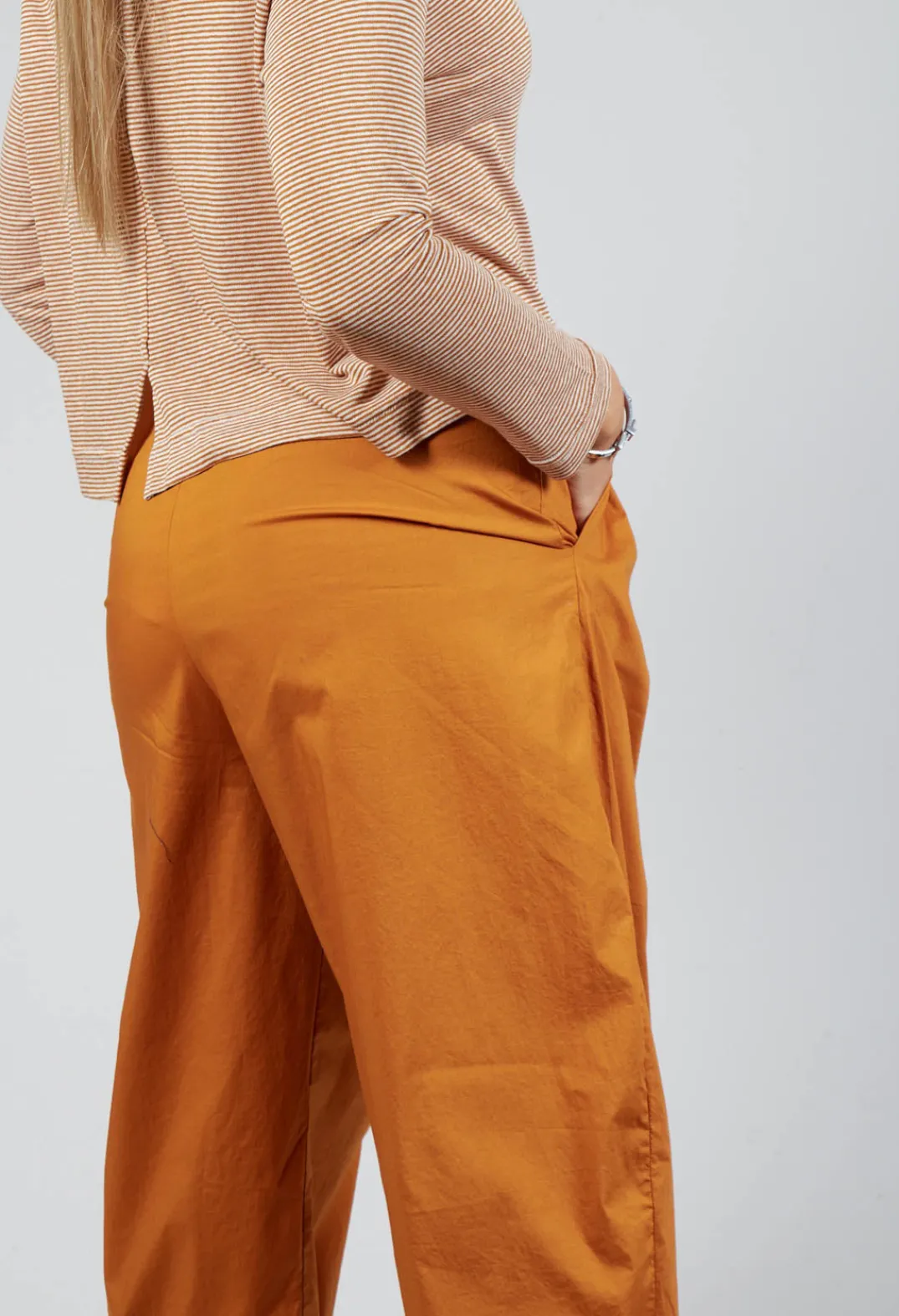 Mama B Trousers^Bianco P Trousers In Ambra