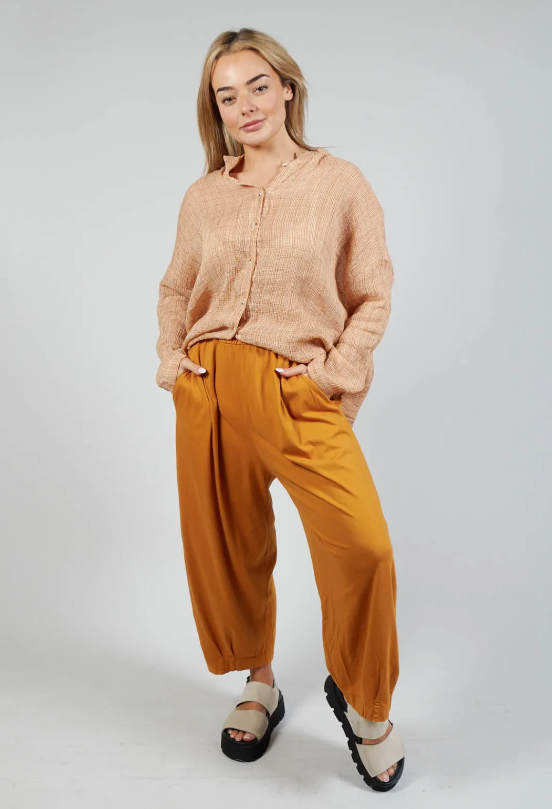 Mama B Trousers^Bianco U Trousers In Ambra