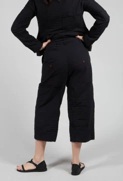 Aleksandr Manamis Trousers^Bias Front Culottes in Black