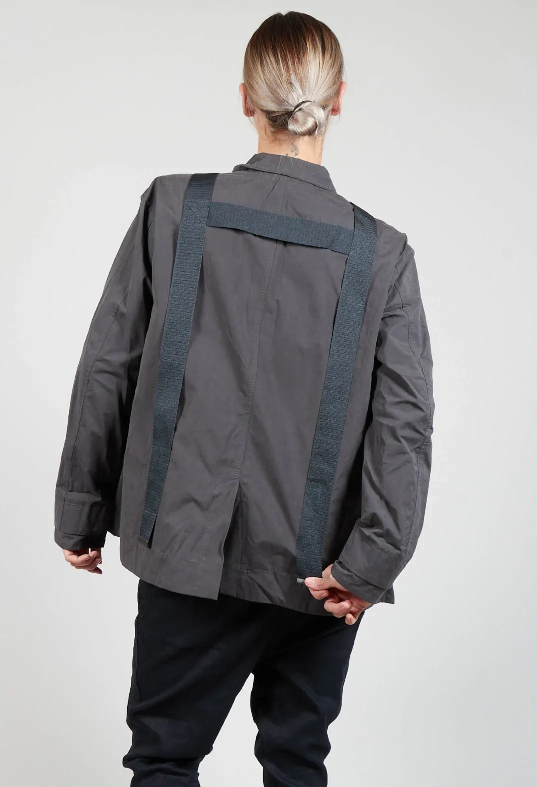 Jayko Jackets^Biham Military Style Jacket in Unique Grey