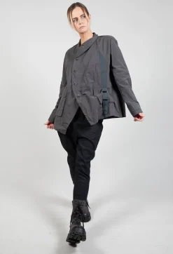Jayko Jackets^Biham Military Style Jacket in Unique Grey