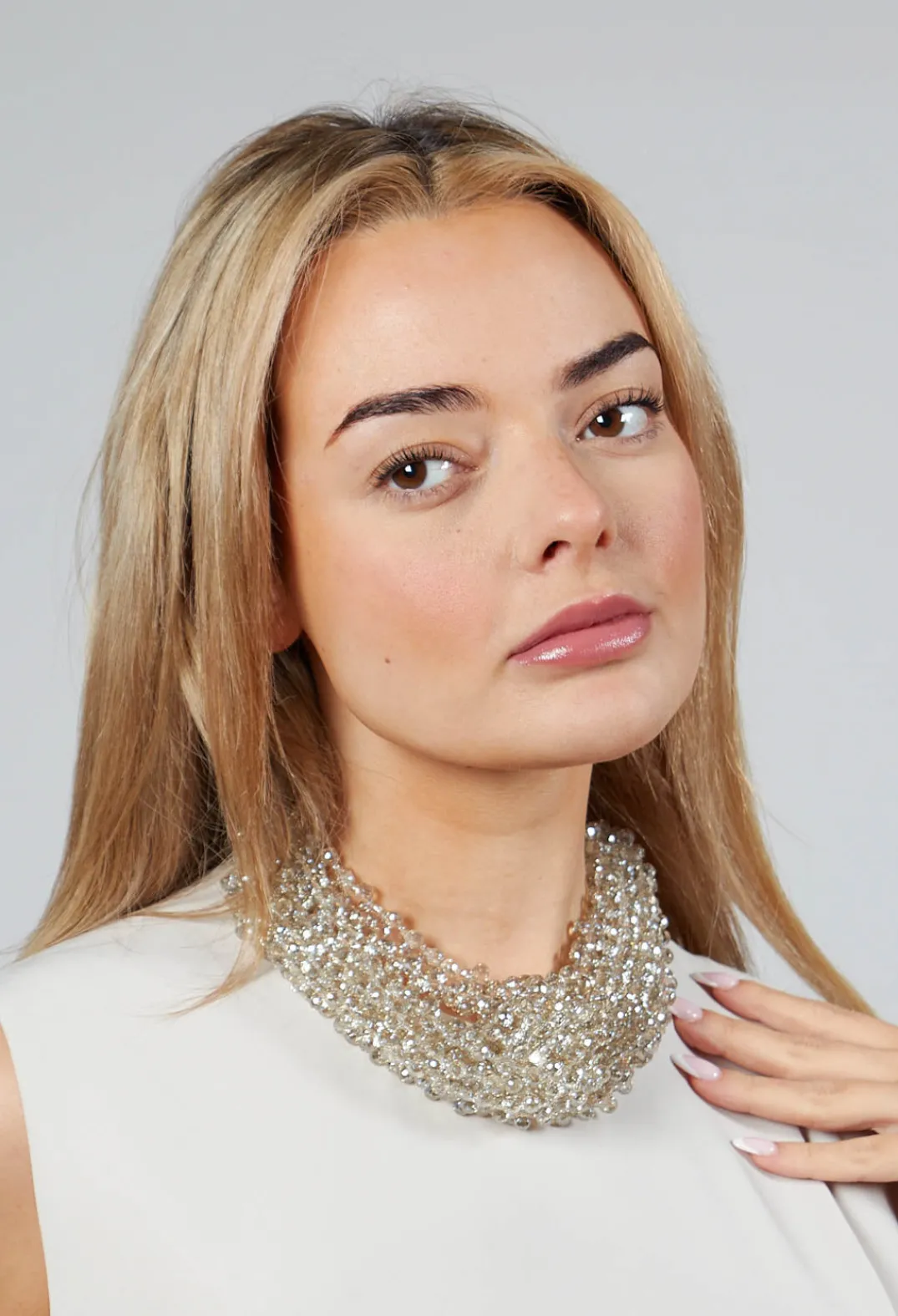 Sita Nevado Necklaces^Bisu Choker in White Gold