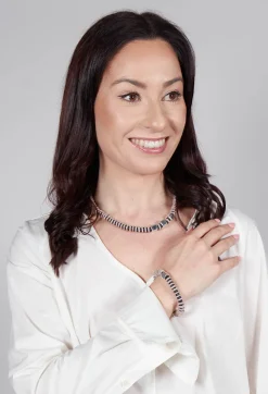 Bender Schmuck Necklaces^Blackened Link Chain Necklace in Gold Plated