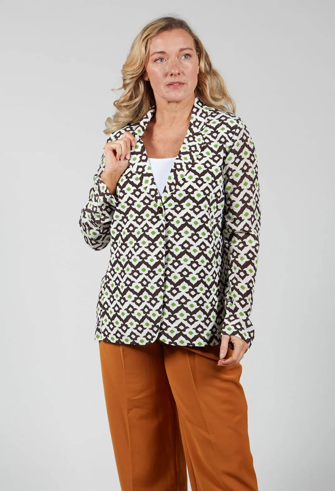 Maliparmi Jackets^Blazer in Bianco/Nero
