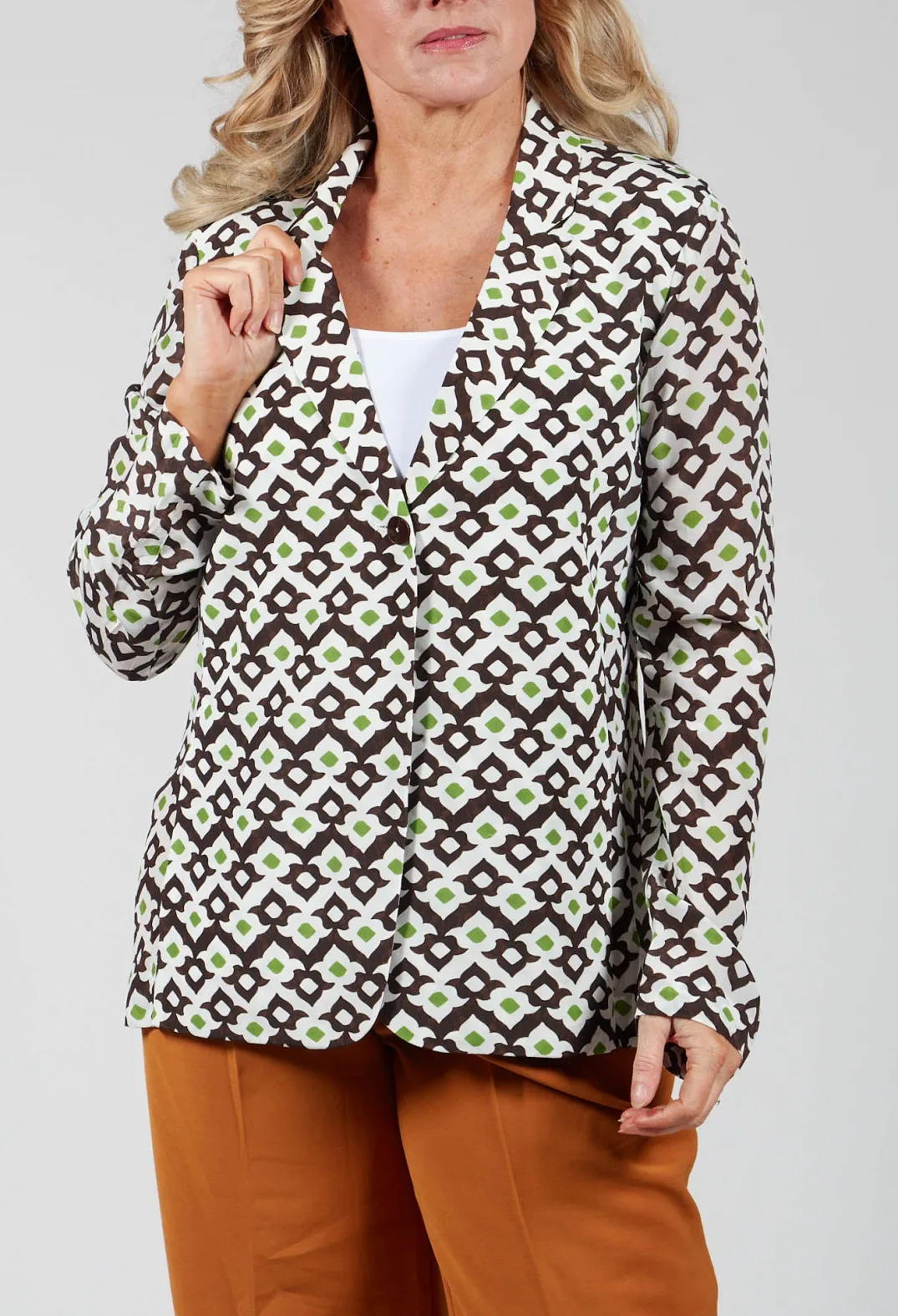 Maliparmi Jackets^Blazer in Bianco/Nero