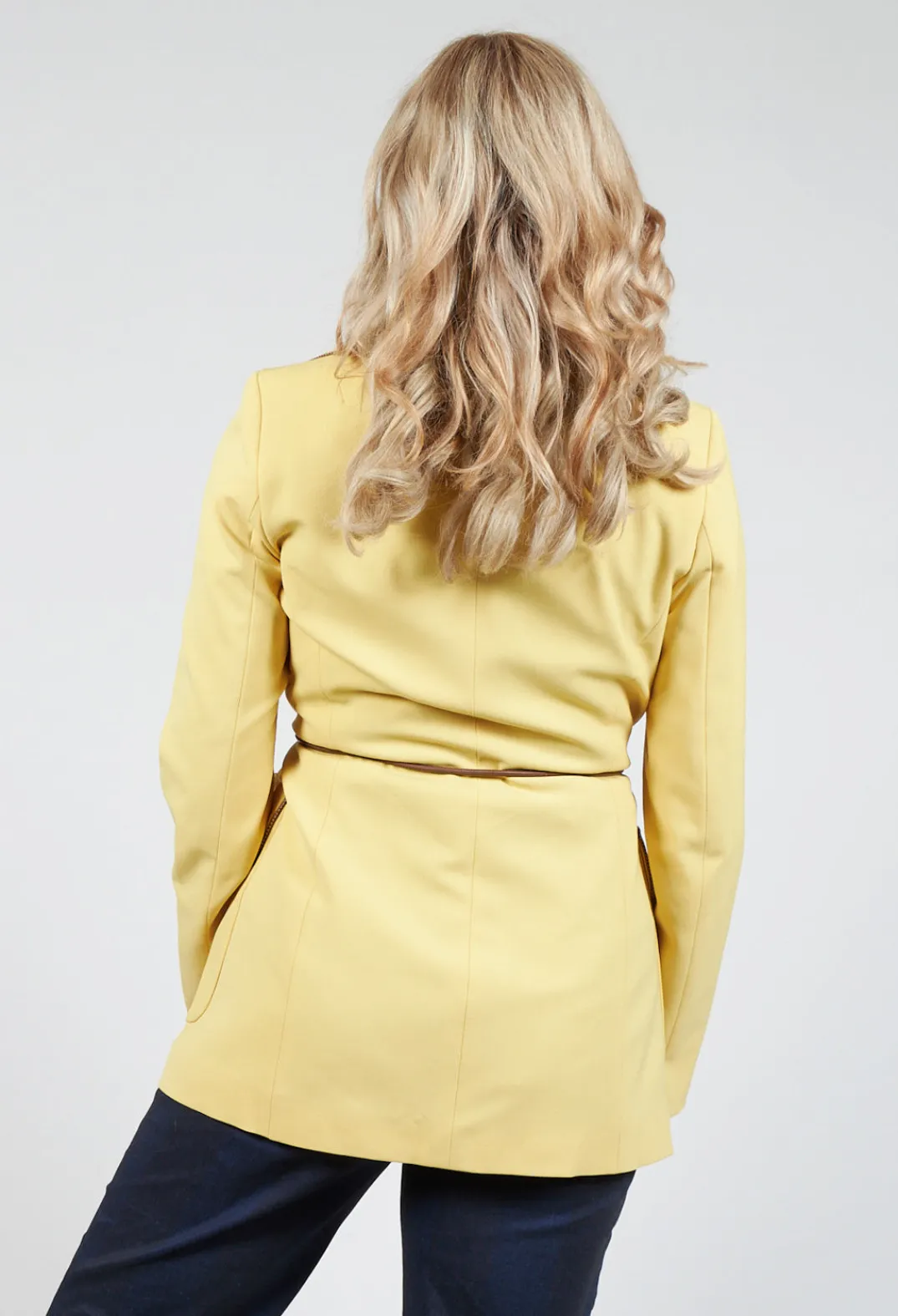 Beatrice B Jackets^Blazer in Cream Yellow