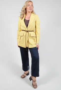 Beatrice B Jackets^Blazer in Cream Yellow