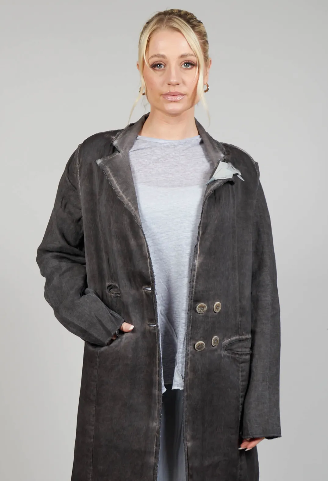 Umit Unal Coats^Bleached Coat in Original Brown
