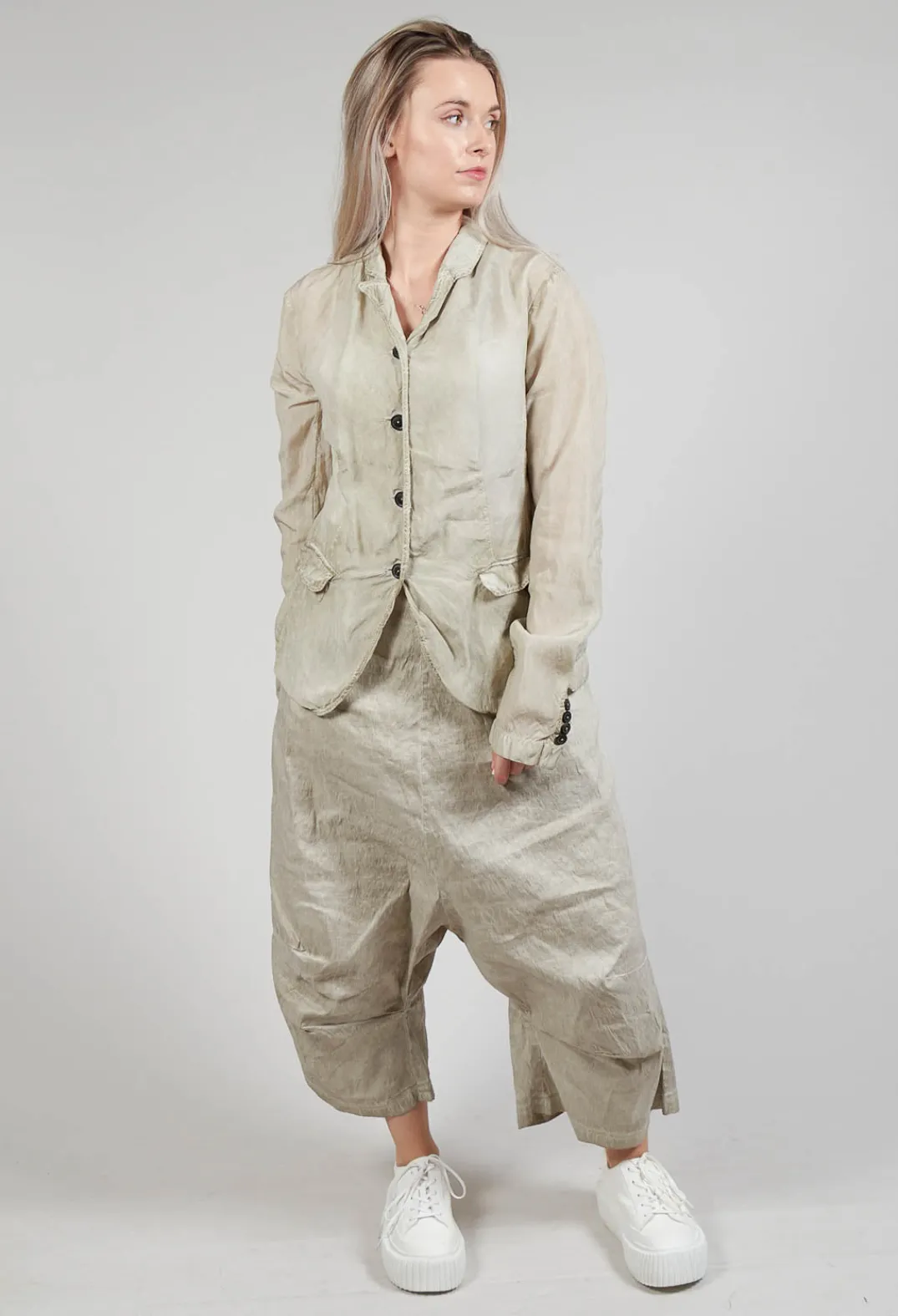 Rundholz Mainline Jackets^Bleached Jacket in Straw Cloud