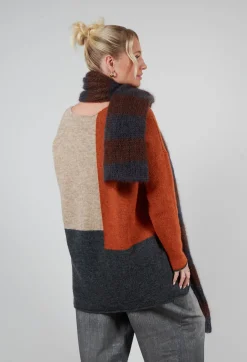 Operificio Neirami Jumpers^Block Colour Jumper in Zucca Corda