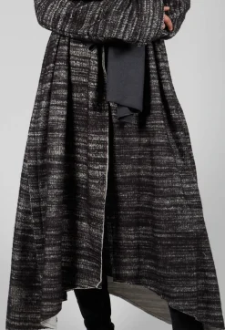a_me Coats^Bloom Coat in Black and White