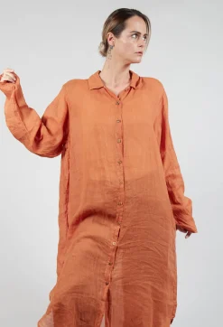 Privatsachen Shirts & Blouses^Bloomai Shirt Dress in Wurzel Orange