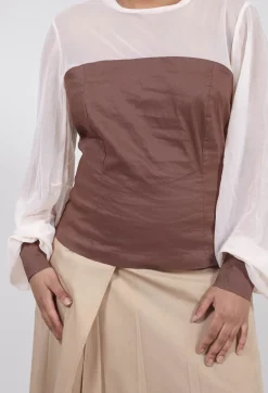 Malloni Shirts & Blouses|Co-ords & Suits^Blouse in Cioccolato