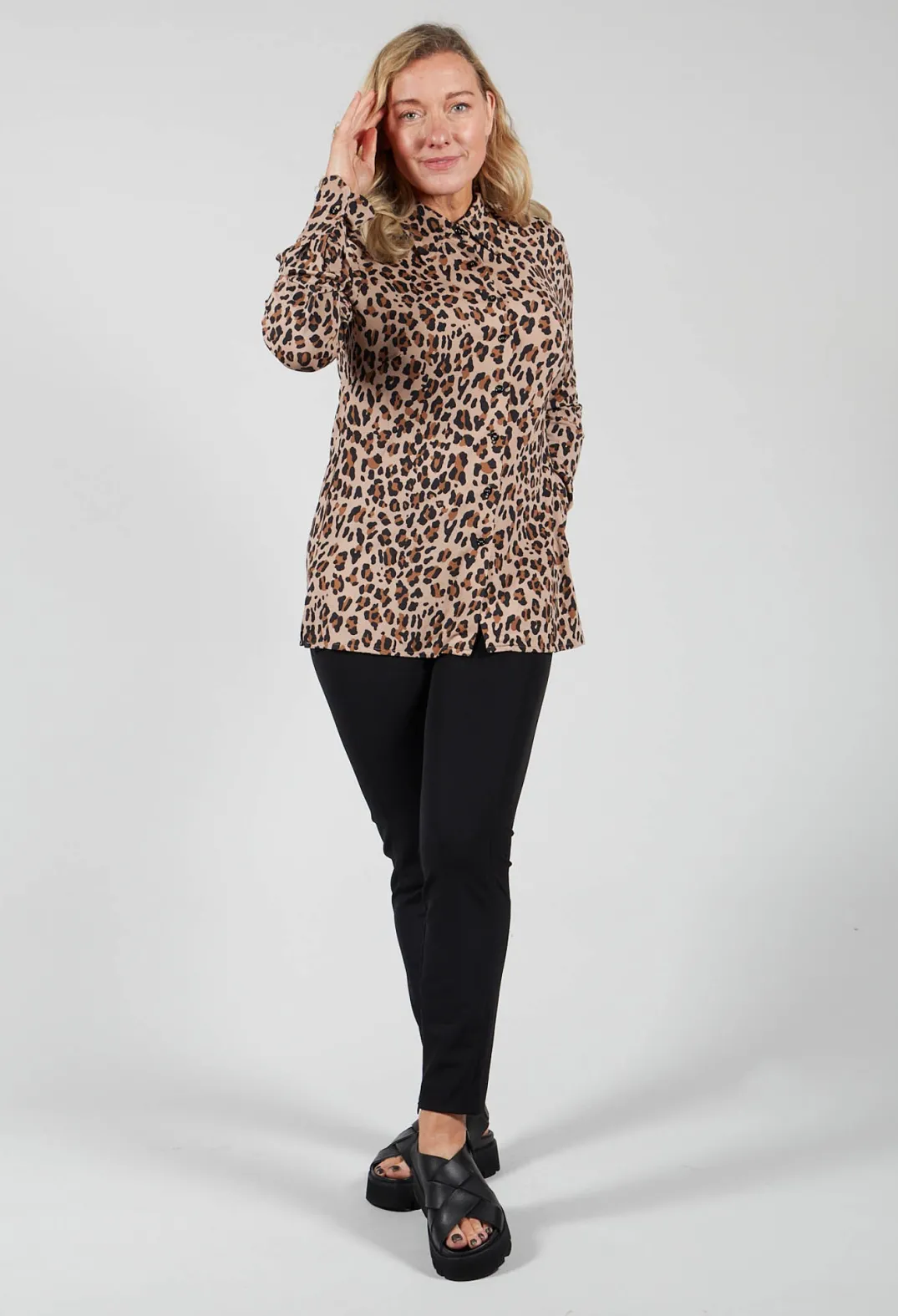 Maliparmi Shirts & Blouses^Blouse in Leopard / Camel