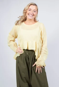 Privatsachen Shirts & Blouses^Bluteilen Shirt in Lowe Yellow