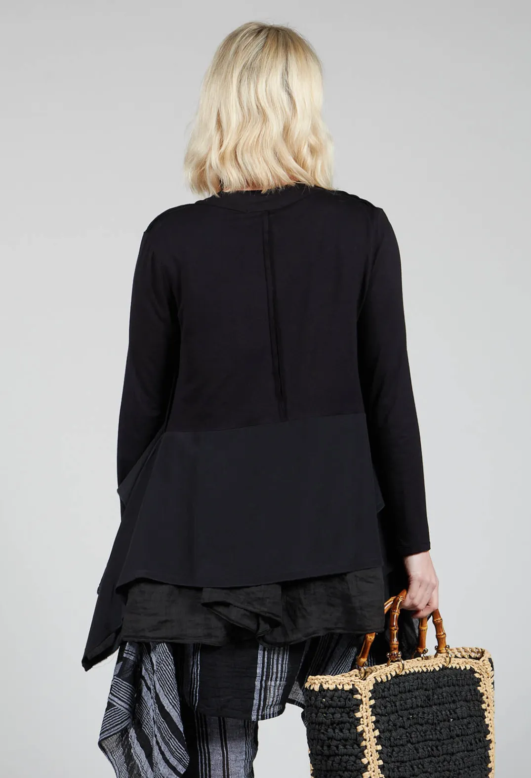Kedziorek Jackets^Boat Neck Jacket in Black