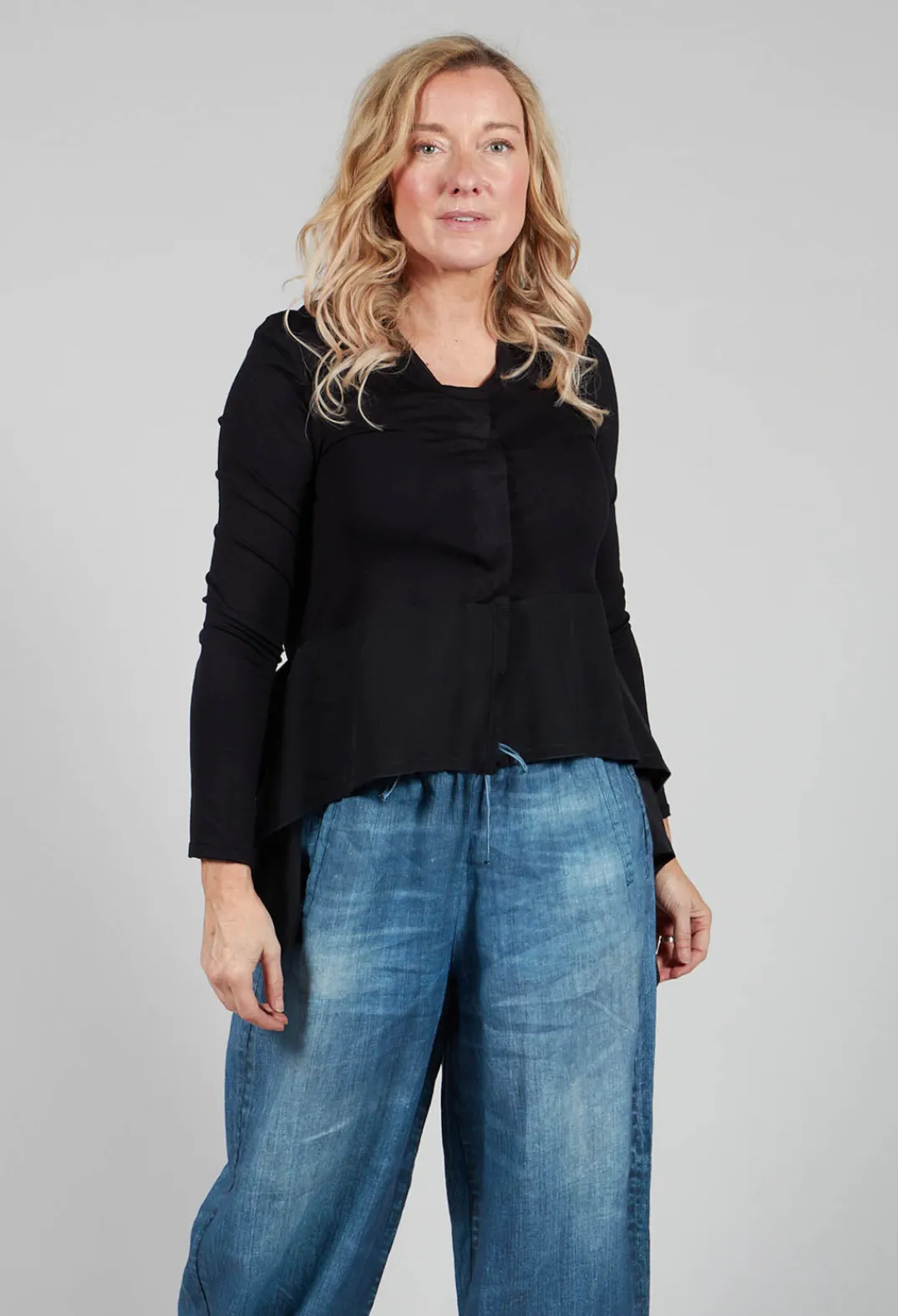 Kedziorek Jackets^Boat Neck Jacket in Black