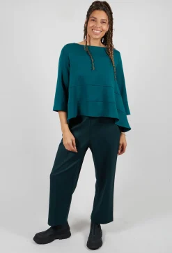 Mei Meij Shirts & Blouses^Boat Neck Top in Ottanio