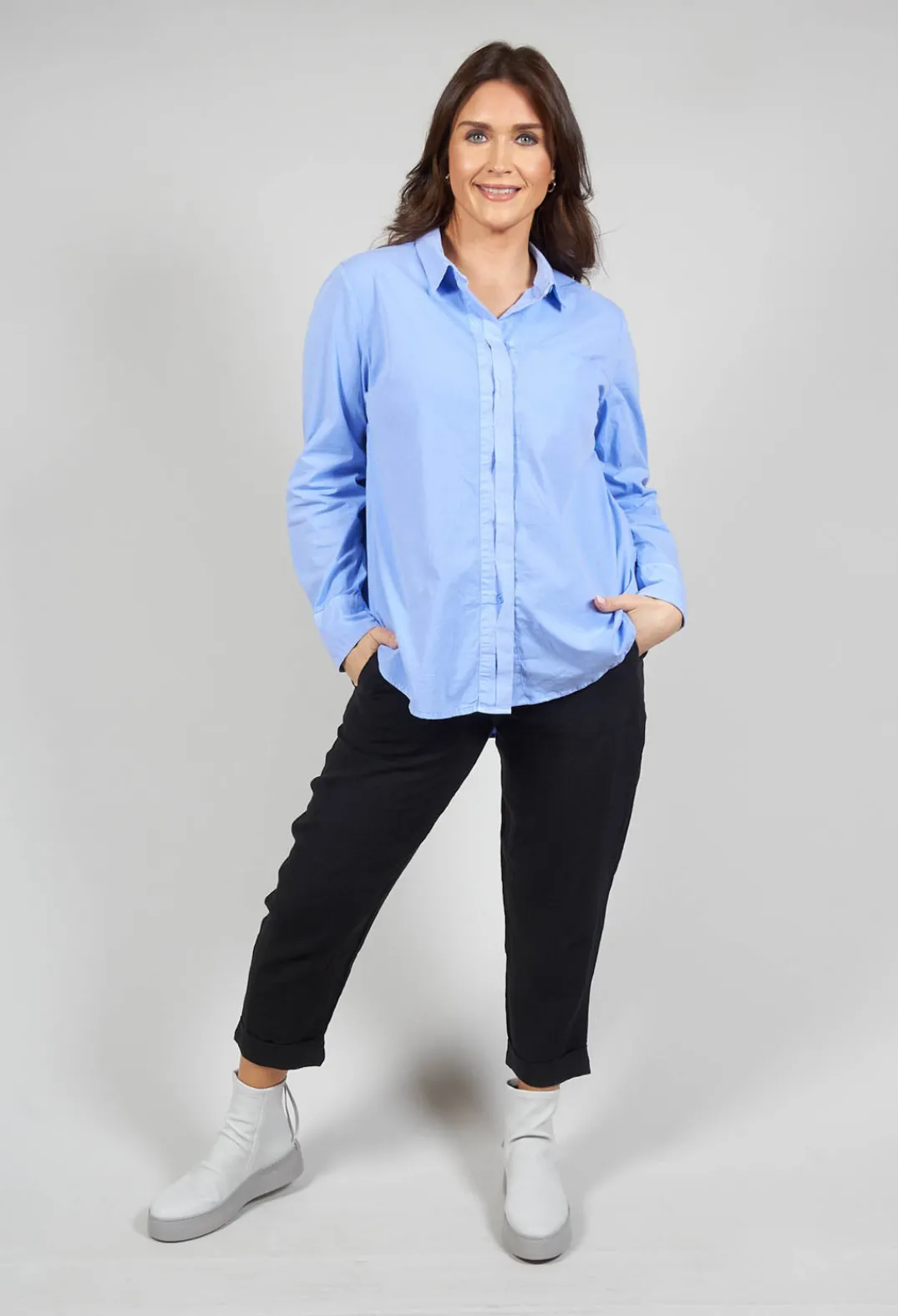 Elemente Clemente Shirts & Blouses^Boboni Blouse in Sky Blue