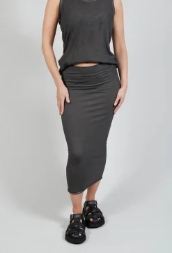 Rundholz Mainline Skirts^Bodycon Pencil Skirt in Coal Cloud