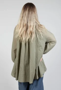 Amici Tops^Bohemian Blouse in Sage