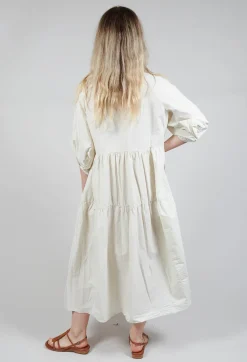 Aequamente Dresses^Bohemian Dress in Chalk