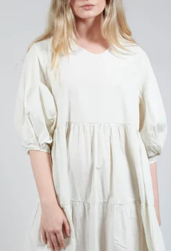 Aequamente Dresses^Bohemian Dress in Chalk
