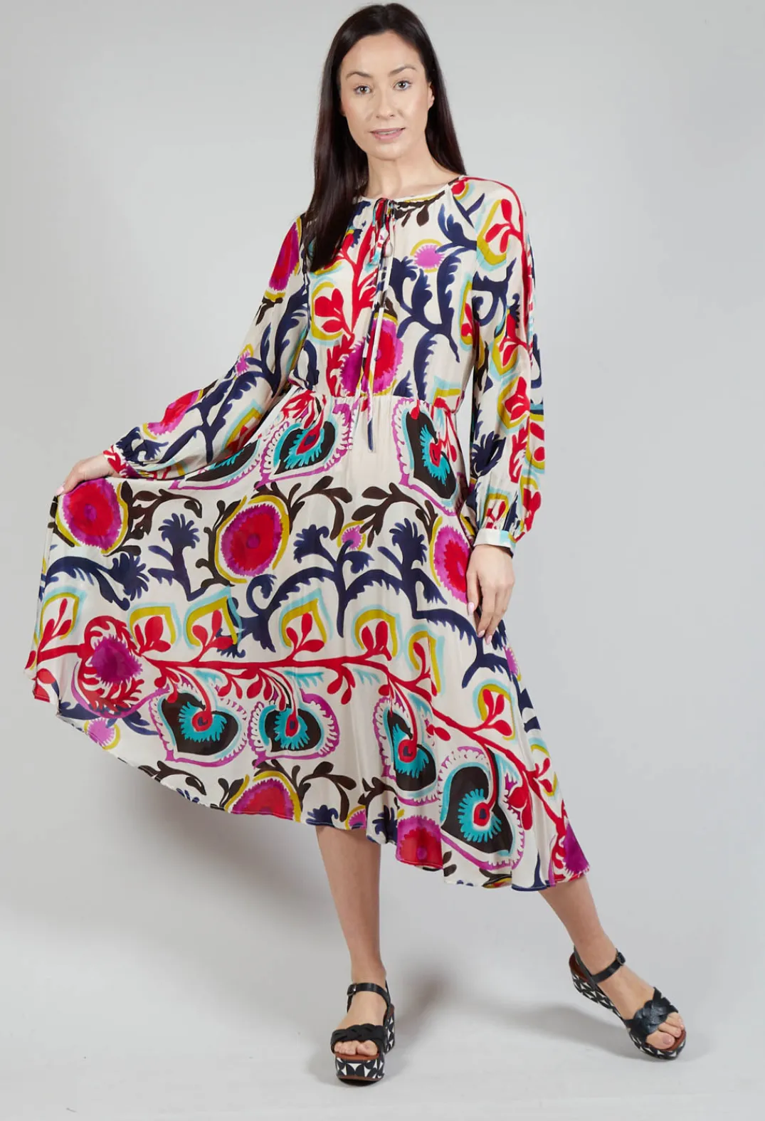 Sfizio Dresses^Bohemian Dress in Frida Print