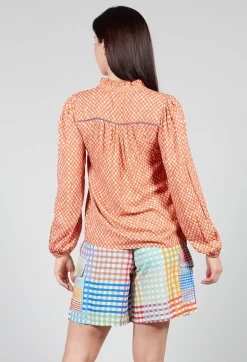 Conditions Apply Tops^Bohemian Style Blouse in Orange