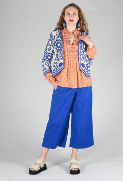 Conditions Apply Tops^Bohemian Style Blouse in Orange