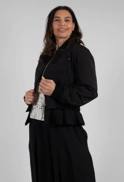 Mei Meij Jackets^Bomber Jacket in Nero