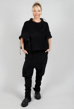 Rundholz Dip Tops^Boned Blouse in Black