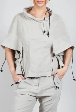 Rundholz Dip Tops^Boned Blouse in Eraser