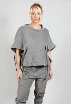 Rundholz Dip Tops^Boned Blouse in Pencil Cloud