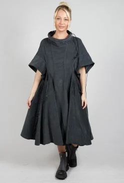 Rundholz Dip Dresses^Boned Dress in Coal Cloud