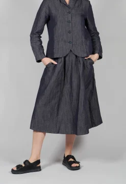 Mama B Skirts^Bosa Ga Skirt In As Sample Blue