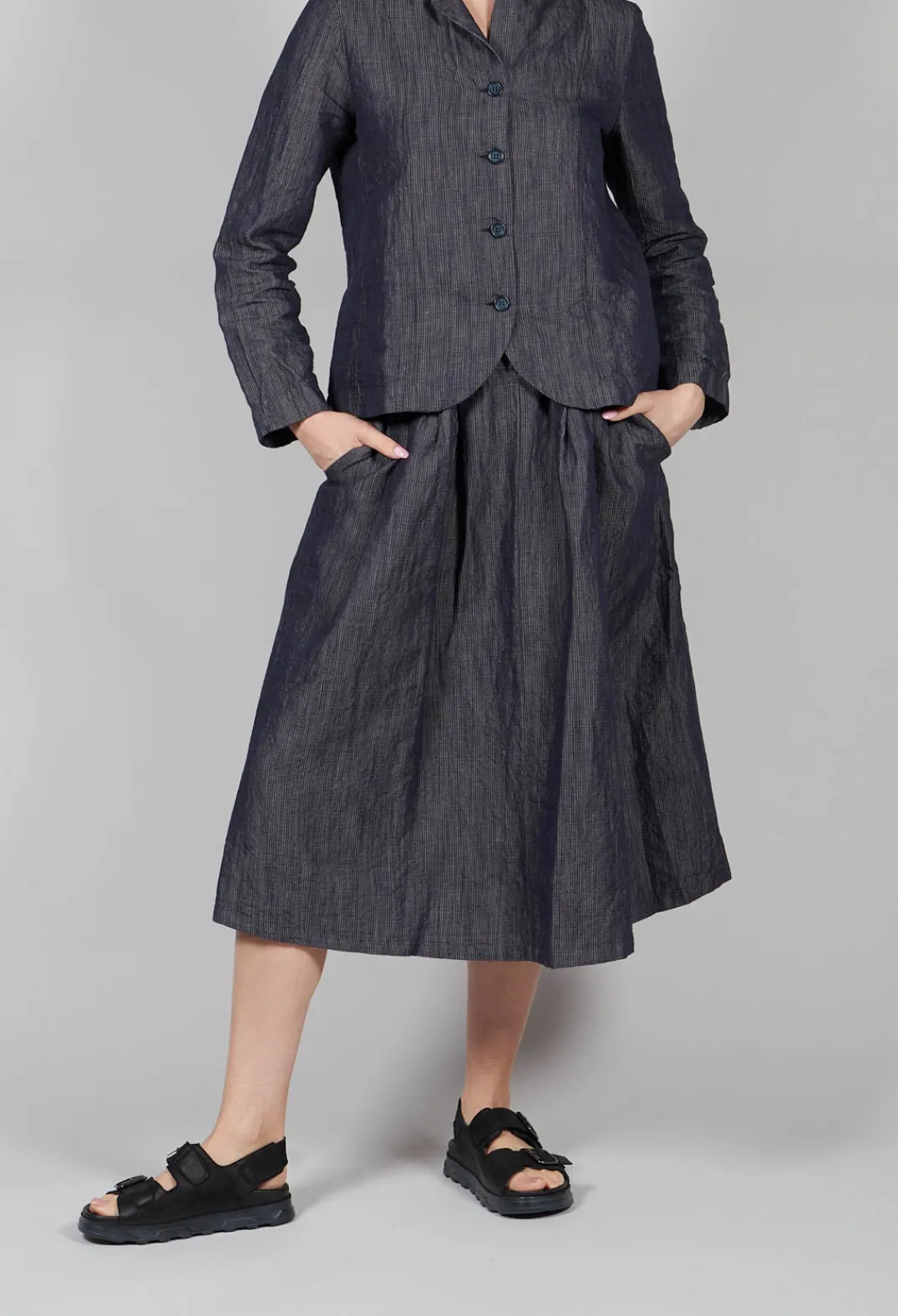 Mama B Skirts^Bosa Ga Skirt In As Sample Blue