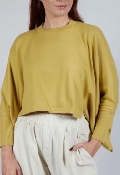 Bitte Kai Rand Shirts & Blouses^Boxy Fit Knitted Jumper in Mustard