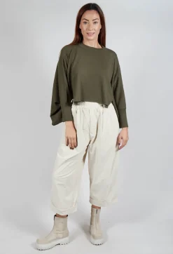 Bitte Kai Rand Shirts & Blouses^Boxy Fit Knitted Jumper in Khaki