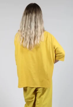 Apuntob Shirts & Blouses^Boxy Fit T-Shirt in Saffron