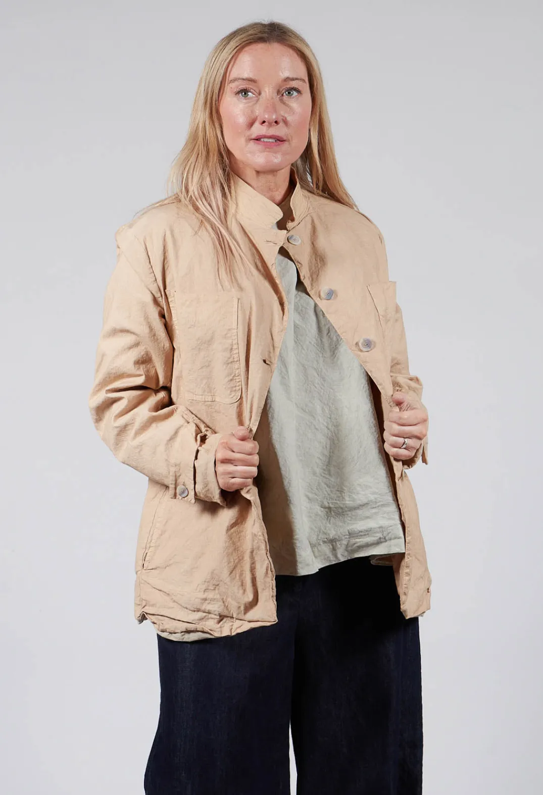 Aequamente Jackets^Boxy Jacket in Juta
