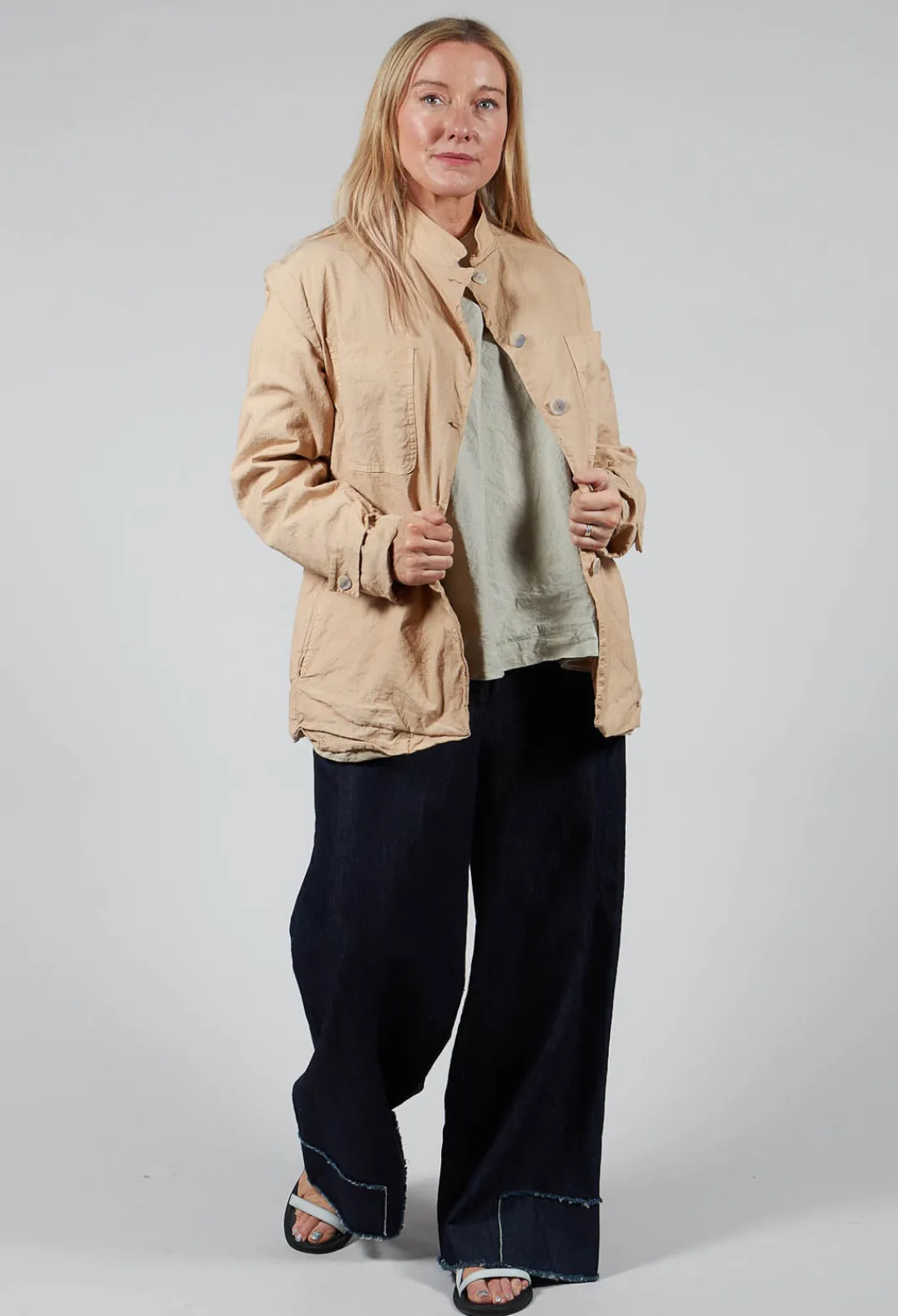 Aequamente Jackets^Boxy Jacket in Juta